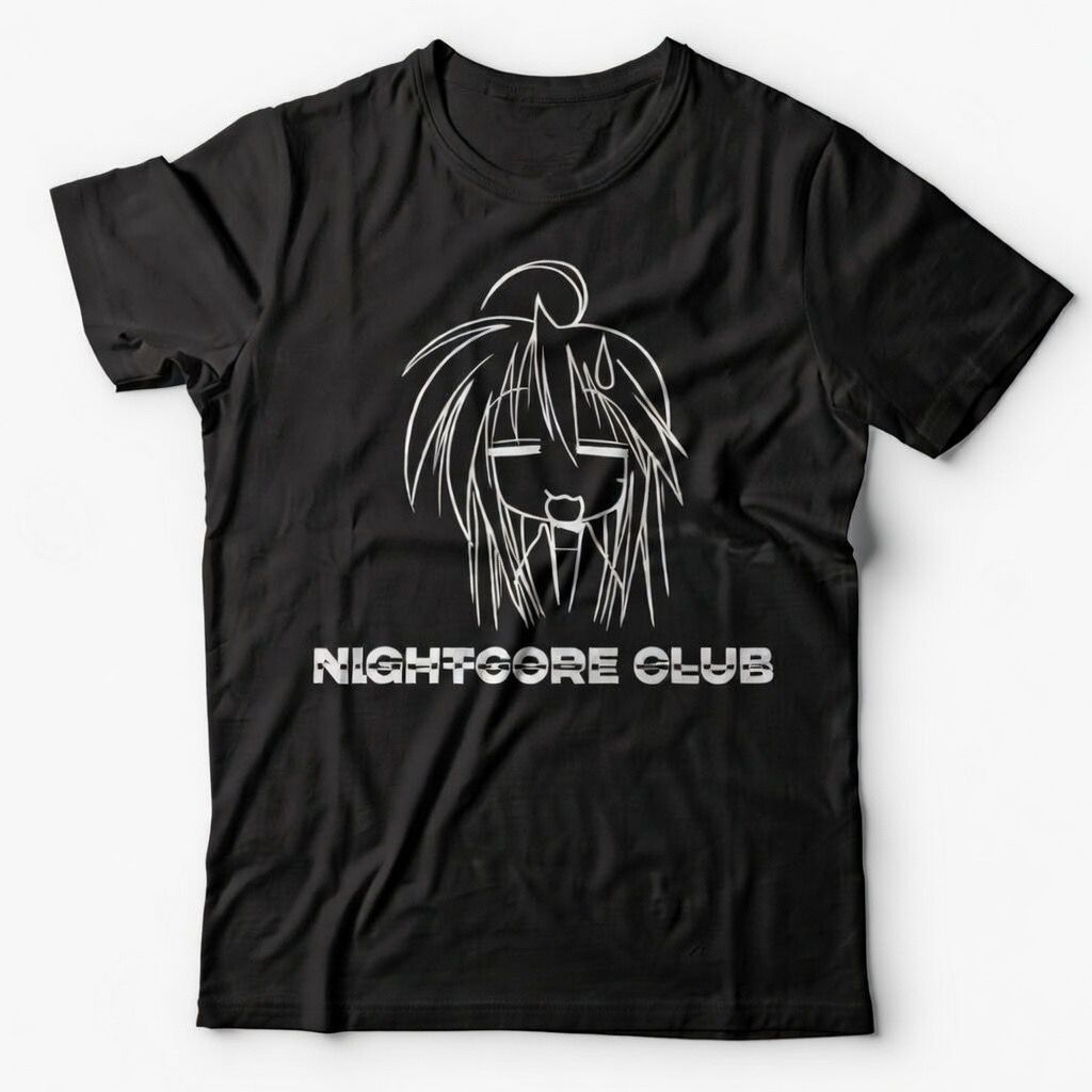 Playera Negra Nightcore Club